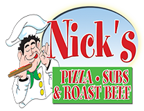 Nick’s Pizza, Subs & Roast Beef Logo