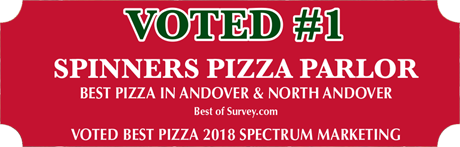Voted #1 Spinners Pizza Parlor Best Pizza in Andover & North Andover